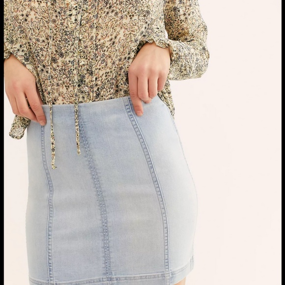 Free People Dresses & Skirts - Free People Denim Skirt